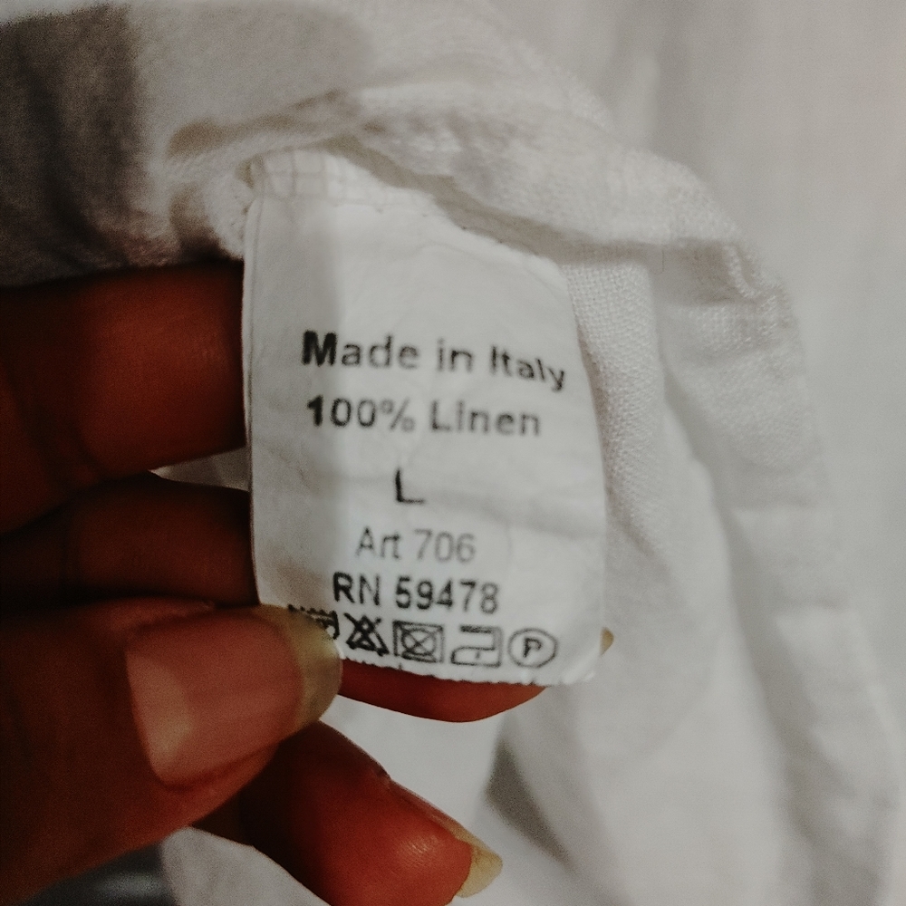 Linen Embroidered Blouse - Picture 5 of 5